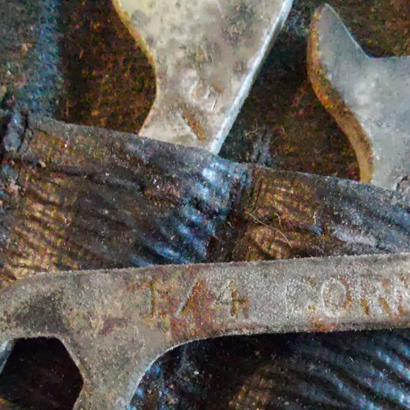 Antique CORNWELL 7-Piece OPEN END WRENCH SET in Pouch rare - Picture 5 of 16